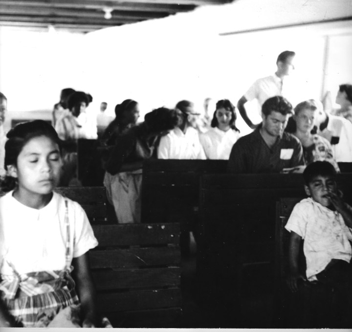 Bill and I in church 1963